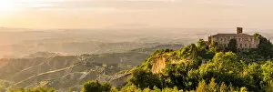 Images Dated 14th September 2016: Volterra, Balze and Badia camaldolese. Tuscany, Italy
