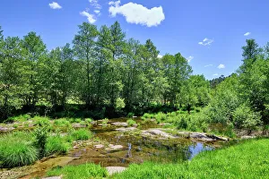The Vouga river at Decermilo. Lapa mountains, Beira Alta. Portugal