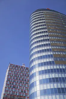 VUB Bank building and skyscraper in City Business Centre, Bratislava, Slovakia VUB Bank building and skyscraper in City Business Centre, Bratislava, Slovakia