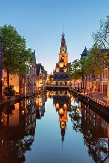 North Holland Prints: Waag building, Alkmaar Cheese market, North Holland, Netherlands