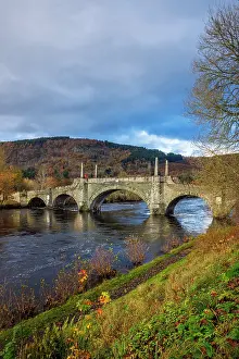 Perth And Kinross Prints: Wades Bridge, crossing the River Tay, Aberfeldy, Perth and Kinross, Scotland, UK