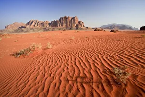 Wadi Rum Desert and Jebel Qattar mountain, Jordan