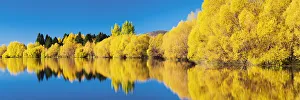 Wairepo Arm Reflections in Autumn, New Zealand