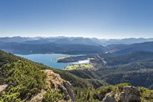 Walchensee, district Kochel am See, Bad Taolz-Wolfratshausen district, Bavaria, Germany