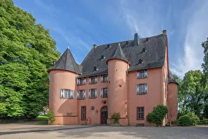 Westerwald Prints: Waldmannshausen castle, Limburg an der Lahn Lahn, Lahn valley, Westerwald, Hesse, Germany
