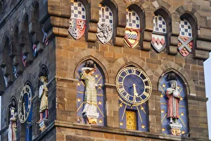 Images Dated 12th September 2016: Wales, Cardiff, Cardiff Castle, Clock Tower