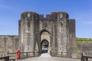 Images Dated 12th September 2016: Wales, Glamorgon, Caerphilly, Caerphilly Castle