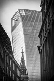 Images Dated 13th April 2022: Walkie Talkie Building, Lombard Street, City of London, London, England, UK