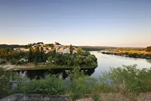 Walking Trail Prints: A walking trail near the village of Constancia and the river Zezere, a tributary of