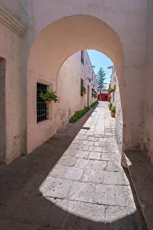 Shadow Prints: Walkway at Monastery of Santa Catalina de Siena