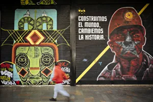 Wall Mural, Bogota, Cundinamarca, Colombia, South America