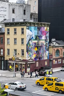 Images Dated 18th May 2022: Wall mural, Chelsea, Manhattan, New York City, USA