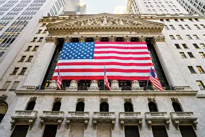 Brooklyn Prints: Wall Street, New York Stock Exchange, Manhattan New York City, New York, USA