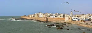 The walled city of Essaouira, a Unesco World Heritage Site, facing the vast Atlantic The walled city of Essaouira, a Unesco World Heritage Site, facing the vast Atlantic