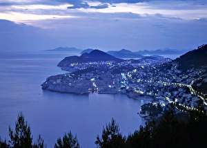 Former Yugoslavia Prints: Walled Old City of Dubrovnik