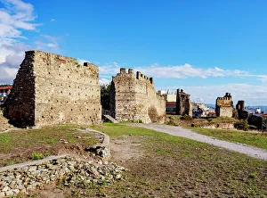 Upper Town Prints: Walls of Ano Poli, the Upper Town, Thessaloniki, Central Macedonia, Greece