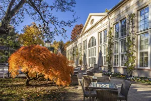 Rhine Main Prints: Wandelhalle in the spa gardens of Bad Homburg vor der Hoehe, Taunus, Hesse, Germany