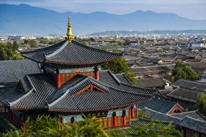 Wangulou Pagoda, Mufu Palace, Lijiang, Yunnan Province, China