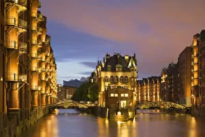 Images Dated 11th October 2016: Warehouses of Speicherstadt (UNESCO World Heritage Site), Hamburg, Germany