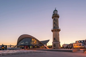 Images Dated 17th July 2017: Warnemunde, Rostock, Baltic coast, Mecklenburg-Western Pomerania, Germany. Lighthouse