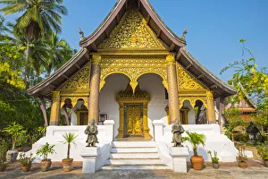 Wat Choumkhong buddhist temple, Luang Prabang, Louangphabang Province, Laos