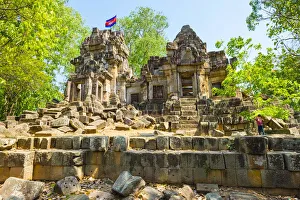 Wat Ek Phnom Temple ruins, Battambang Province, Cambodia