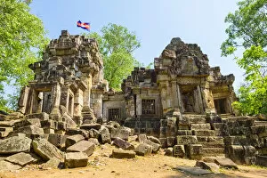 Wat Ek Phnom Temple ruins, Battambang Province, Cambodia