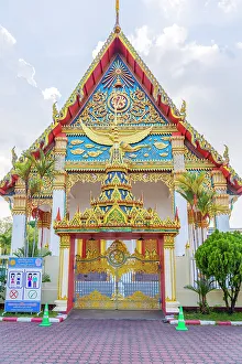 Phuket Prints: Wat Mongkol Nimit also known as Wat Klang in the Old town, Phuket, Thailand