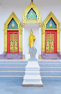 Phuket Prints: Wat Mongkol Nimit also known as Wat Klang in the Old town, Phuket, Thailand