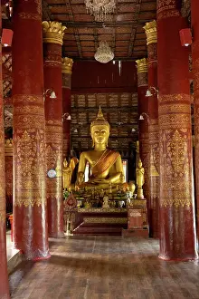Mekong Prints: Wat Pak Khan Khammungkhun, Luang Prabang (ancient capital of Laos on the Mekong river)