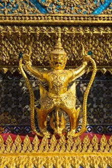 Images Dated 27th January 2016: Wat Phra Kaew (Temple of the Emerald Buddha), Bangkok, Thailand