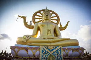 Images Dated 12th February 2014: Wat Phra Yai Ko Pan (Big Buddha), Bo Phut, Koh Samui, Thailand