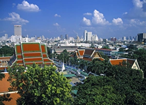 Wat Saket Prints: Wat Saket from Golden Mount