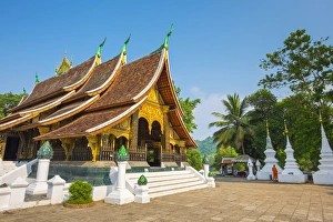 Wat Xieng Thong buddhist temple, Luang Prabang, Louangphabang Province, Laos