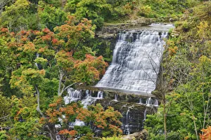 Indian Summer Prints: Waterfall Albion Falls - Canada, Ontario, Hamilton, Albion Falls