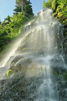 Side Prints: Waterfall on side of highway La Martre Quebec, Canada