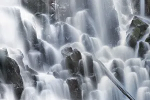 Cascade Range Prints: Waterfall Ramona Falls - USA, Oregon, Hood River, Ramona Falls - Cascade Range