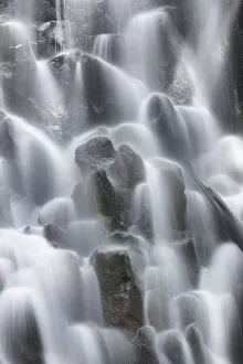Cascade Range Prints: Waterfall Ramona Falls - USA, Oregon, Hood River, Ramona Falls - Cascade Range