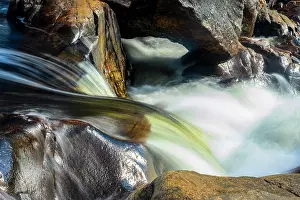 Flowing Water Prints: Waterfall on the Sand River, Lake Superior Provincial Park, Ontario, Canada