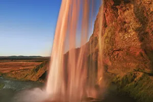 Waterfall Seljalandsfoss - Iceland, Southern Region, Seljalandsfoss