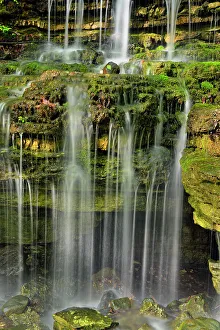 Runoff Prints: Waterfall on a tributary of Clark Creek