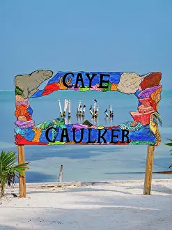Cayo Caulker Prints: Waterfront of Caye Caulker, Belize District, Belize