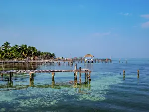 Cayo Caulker Prints: Waterfront of Caye Caulker, Belize District, Belize