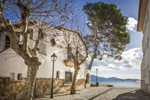 Port De Pollenca Prints: Waterfront promenade in Port de Pollenca, Mallorca, Spain