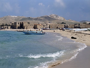 Water Front Prints: The waterfront at Qalansiah