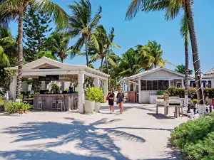 Cayo Ambergris Prints: Waterfront of San Pedro Town, Ambergris Caye, Belize District, Belize