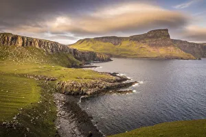 Waterstein Head with Moonen Bay at Neist Cliff, Isle of Skye, Highlands, Scotland