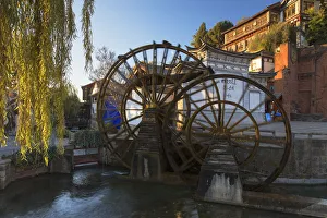 Waterwheels, Lijiang (UNESCO World Heritage Site), Yunnan, China