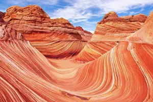 Southwest Prints: The Wave at Coyote Buttes in the Paria Canyon-Vermilion Cliffs Wilderness, Arizona, USA