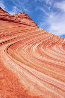 Desolate Prints: The Wave at Coyote Buttes in the Paria Canyon-Vermilion Cliffs Wilderness, Arizona, USA